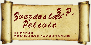 Zvezdoslav Pelević vizit kartica